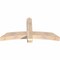 Ekena Millwork Bellingham Smooth Timber Gable Bracket, Douglas Fir, 60"W x 30"H x 5 1/2"D x 5 1/2"F, 12/12 Pitch GBW060X30X0606BEL00SDF - alternate 5